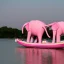 Placeholder: mix boat and pink elephant