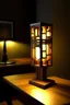 Placeholder: gaming table lamp inspired by hammer, modern design,