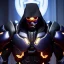 Placeholder: Ultra detailed fullbody Portrait in oil on canvas of overwatch character-REAPER with armor,extremely detailed digital painting,intense stare, extremely detailed face, crystal clear eyes, mystical colors ,perfectly centered image, perfect composition, rim light, beautiful lighting,masterpiece ,8k, stunning scene, raytracing, anatomically correct, in the style of Steve Jung and robert e howard and Wizyakuza and Ohrai Noriyoshi and Simon Bisley and uncannyknack and kilory.