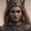 Placeholder: highly detailed girl viking queen, armor, cinematic lighting, 4k, 8k, octane render, digital concept art, trending on artstation, pinterest, extremely detailed, ambient lighting.