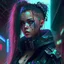 Placeholder: Girl cyberpunk is a thing of beauty