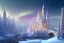 Placeholder:  white and gold crystal castle，waterfall, winter snow flakessnow, northern Lights, full of details, smooth, bright sunshine，soft light atmosphere, light effect，vaporwave colorful, concept art, smooth, extremely sharp detail, finely tuned detail, ultra high definition, 8 k, unreal engine 5, ultra sharp focus