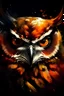 Placeholder: angry owl abstract