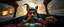 Placeholder: weird perspective worried human race car driver close up portrait of dj dwarf skunk troll gnome pilot looking down on cam, with background in the style of escher and giger, a chill contrapunctus fugue in the style of fsol, beethoven, goa trance breaks, dancefloor drum and bass, burning cars, fire and explosions