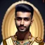 Placeholder: beautiful smooth realistic indian male boy, run on dark cosmos background, dog еye, extremely sharp detail, finely tuned detail, ultra high definition, 8k, unreal engine 5, ultra sharp focus, smile teeth, happy