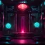 Placeholder: cyberpunk summoning chamber