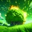 Placeholder: Grass explosion anime
