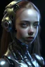 Placeholder: Hyper realistic Robotic Girl Portrait, 8K, extreme details