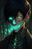 Placeholder: fantasy art, young male, elf, noble, mask, pale skin color