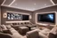 Placeholder: dedicated home cinema room with LED lighting in the walls make sure the room is completely symmetrical