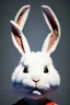 Placeholder: Chinese’s Rabbit mask, toy, photo studio, black background, unreal engine 5, concept art, art station, ray tracing, lumen lighting, ultra detail, volumetric lighting, 3d.