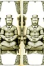 Placeholder: Stereoscope pattern image of a man perspective