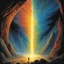 Placeholder: (illustration by Jeff Easley) The shape is vast, segmented, layered in calcified plates that shift and rearrange themselves as you watch, as if alive with some distant memory of movement. The uppermost section—where a face might be—glows faintly, faint strands of pulsing light threading through the mineralized surface like trapped fireflies. The rest of its form ripples in slow, deliberate undulations, And then it moves. The entire thing tilts forward, toward you, the segments shifting, the pl