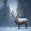 Placeholder: the most stunning, beautiful stag in a winter landscape, high-quality, ultrafine-detail, flickering light, fog, 8k resolution, 3d octane render, digital art, detailed matte, close up, George Grie, Anne Dittman, Anne Stokes, Lisa Parker, Selina French