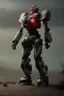 Placeholder: armor robot ai soldier mech dystopian scary gladiator predator