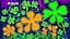 Placeholder: rave poster with Four-leaf clover