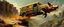 Placeholder: faster than a greased muscle shiny cowboy disco funk fusion pig on a runaway mud buss jumping over the cliff . speed and energy, painted by Rembrandt and fallout 4