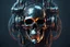 Placeholder: Cyber with skull with Body parts mechanism in 8k realistic cgi drawing style, close picture, neon, intricate details, highly detailed, high details, detailed portrait, masterpiece,ultra detailed, ultra quality