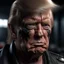 Placeholder: 4K. REALISTIC FULL DETAILS, full realism, Donald Trump en terminator répare son oreille