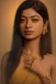 Placeholder: Indian actress Rashmika Mandanna, by Mahmoud Sai, Cartographic, Circuitry, Golden Hour, Closeup-View, 16k, Lumen Global Illumination, Diffraction Grading