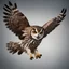 Placeholder: A flying Owl, photorealistic,