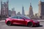 Placeholder: A Tesla 'Model S' is parked, near the 'Statue of Liberty' in New York. CINEMATIC. WIDE ANGLE LENS. PHOTO REAL.