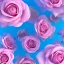 Placeholder: a magical crystal vertical light pink rose, pink and blue wisteriapink, magnolias pink, blue lake,sun,pink vertical, blue lake,sharp, ornate, elegant, highly detailed, artstation, concept art, smooth, sharp focus, illustration, 8k, splash art, wallpaper, key visual