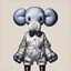 Placeholder: Surreal Vintage Glamour, KAWS, photorealism, haute fashion, concept art, latex