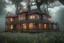 Placeholder: fantasy victorian house surrounded by forest