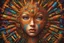 Placeholder: a painting of a face with many different vibrant neon colors, a poster by Naoto Hattori, behance contest winner, maximalism, maximalist, tarot card, poster art, sf, intricate artwork masterpiece, ominous, matte painting movie poster, golden ratio, trending on cgsociety, intricate, epic, trending on artstation, by artgerm, h. r. giger and beksinski, highly detailed, vibrant, production cinematic character render, ultra high quality model