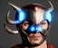 Placeholder: Superhero, bullseye mask, horns, cape, viking shield, jellyfishsombrero, metal, steel hands, strong, chest plate, gloves, pauldrons, pressurized boots, radium, sleeved, muscular, mustache