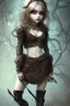 Placeholder: hell end solitary body girl darkness sad steampunk cute