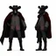 Placeholder: alchemist dnd character with a plague doctor mask and wearing a fur coat