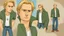 Placeholder: George is estimated to be 28 years of age (as of Broken Sword 4). His trademark appearance consists of blond hair, cut short in the back but left long in the front, as well as jeans with incredibly deep pockets and a blue-green jacket over a white t-shirt.