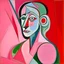 Placeholder: picasso pink woman