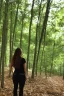 Placeholder: mistick girl in the forest