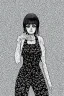 Placeholder: Portrait lady, full body shot, full-color long shot style of junji ito