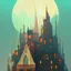 Placeholder: Skyline magic,Beaux Arts architecture,detailed facades,Book illustration by Gediminas Pranckevičius, Jean Baptiste Monge, Brian Kesinger, Anton fadeev, Kilian Eng, strong lines, high contrast vibrant colors, highly detailed, 16k resolution, trending on behance