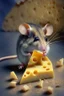 Placeholder: fee of a mouse eating cheese