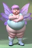 Placeholder: Cute and fat fairy in cgi style