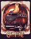 Placeholder: /imagine prompt: Campfire Van::2 Art Nouveau, Pointillism, Iconography, Warm hues, Magical realism, synthwave:: t-shirt vector, center composition graphic design, plain background::2 mockup::-2 --upbeta --ar 1:1