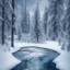 Placeholder: ice, blue, forest, snow, beautiful, masterpiece, expert, 8K, hyperrealism, sharp focus, cinematic lighting