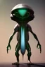 Placeholder: full length aliens clean art NFT, blender 3d