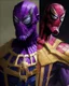 Placeholder: The combination of spider man and Thanos