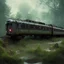 Placeholder: an abandoned train on tracks overgrown by nature with large puddles of water flooding part of tracks, 8k resolution, high-quality, fine-detail, intricate, digital art, detailed matte, volumetric lighting, illustration, 3D octane render, brian froud, howard lyon, selina french, anna dittmann, annie stokes, lisa parker, greg rutowski