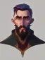 Placeholder: Portrait of a 30 year old strange wizard