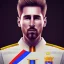 Placeholder: Portrait of king messi, highly detailed, color patterns on wings, soft studio lighting, background 64k