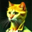 Placeholder: Portrait of a cat by Van Gogh