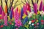 Placeholder: pop art pixels 1000 images english plants in spring abstract klimt
