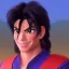 Placeholder: michael jackson as a dragonball z character